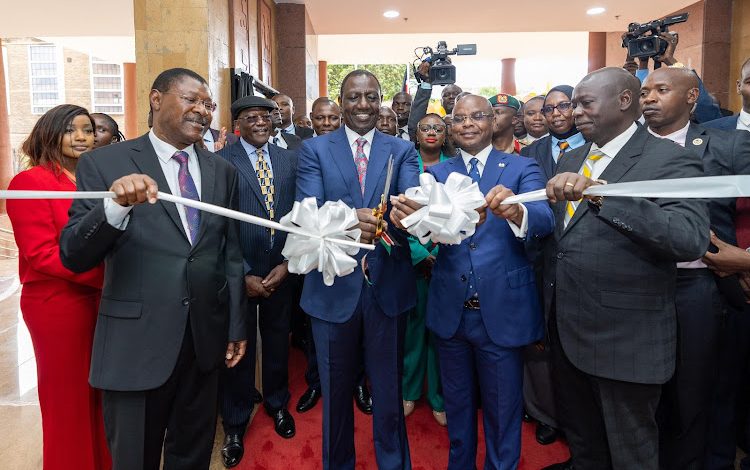 President Ruto Officially Opens Bunge Towers