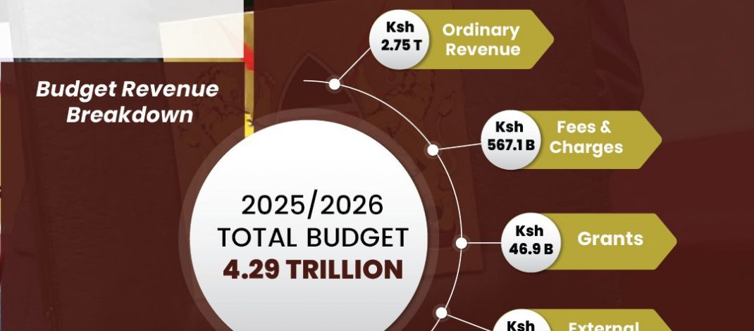 Kenya Unveils 2025/2026 Budget: Revenue Breakdown
